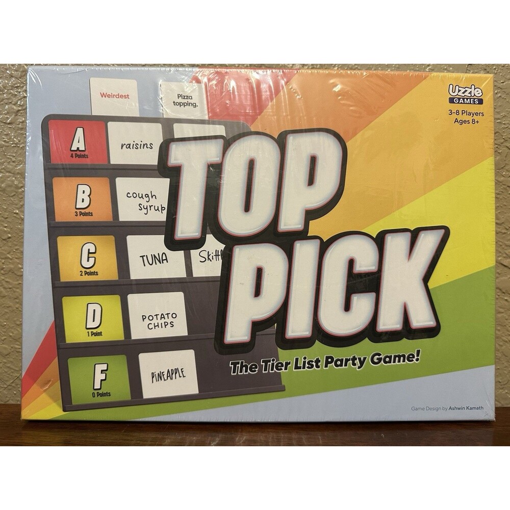 Top Pick by Uzzle Games - Engaging Tier List Game - Creative Fun for Game Nig...
